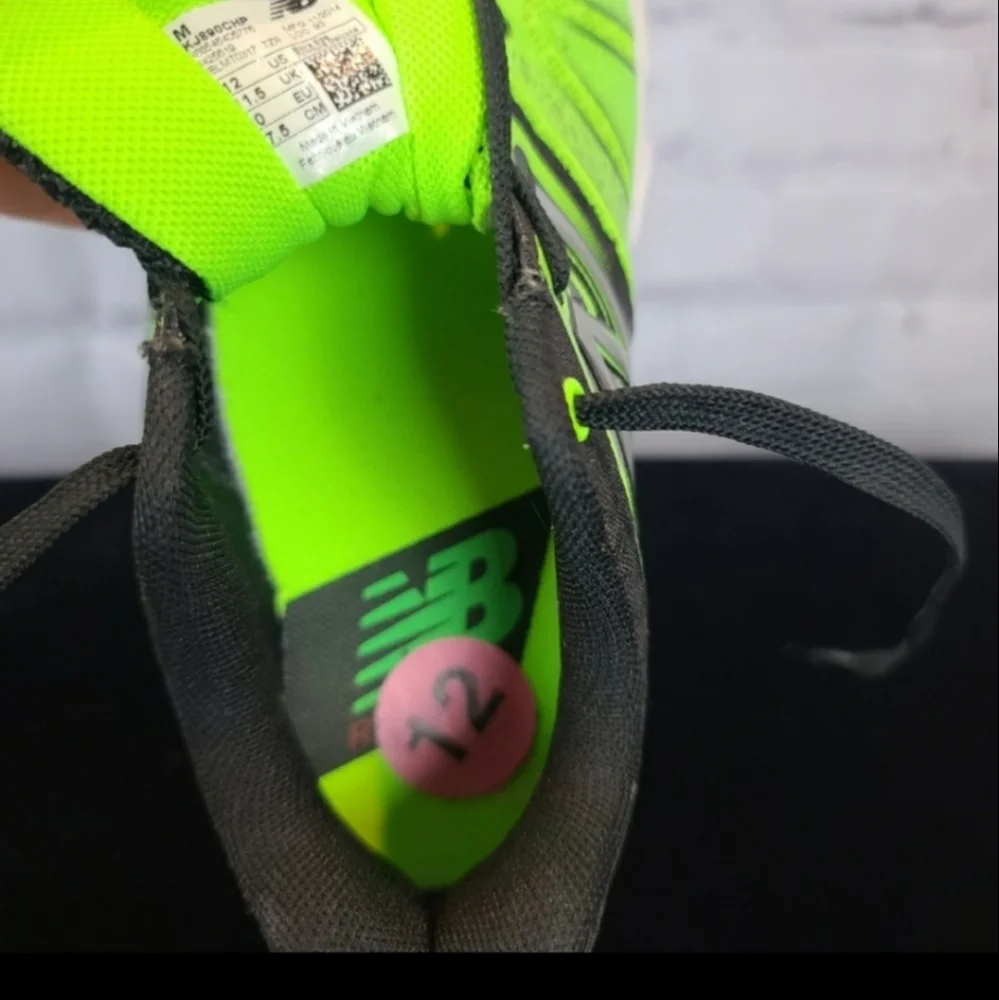 New Balance Kids 890s Black & Neon Green S…